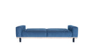 Piena 3 Seater Sofabed Blue / Blue - Grey