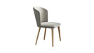 Lidya Chair Grey / Velvet / Oak