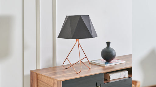 Rio Rose Desk Lamp Antracite Top Anthracite Grey