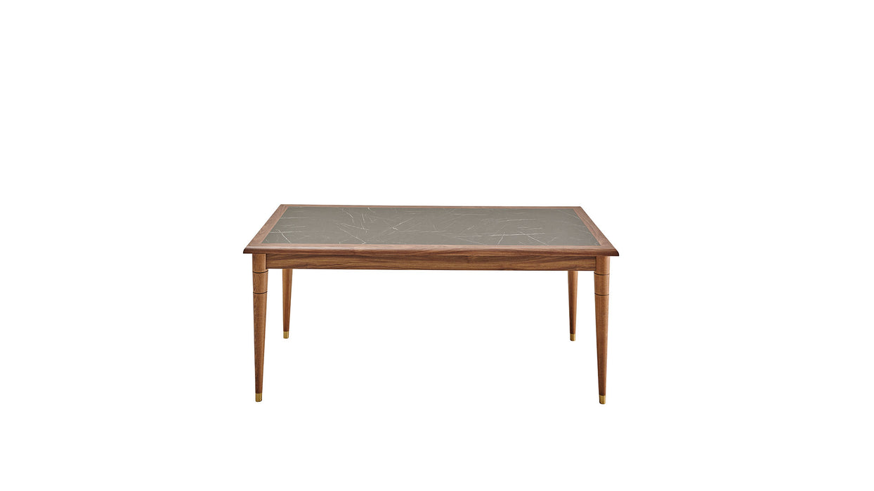 Vanensi Fixed Dining Table Montana Walnut / 180x90 cm