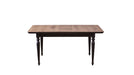 Malvi Extendable Table Walnut / 130x80 cm