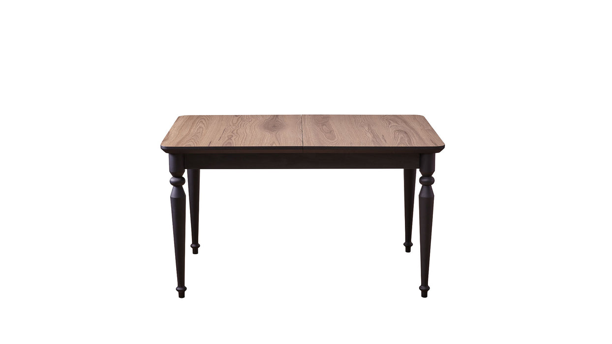 Malvi Extendable Table Walnut / 130x80 cm
