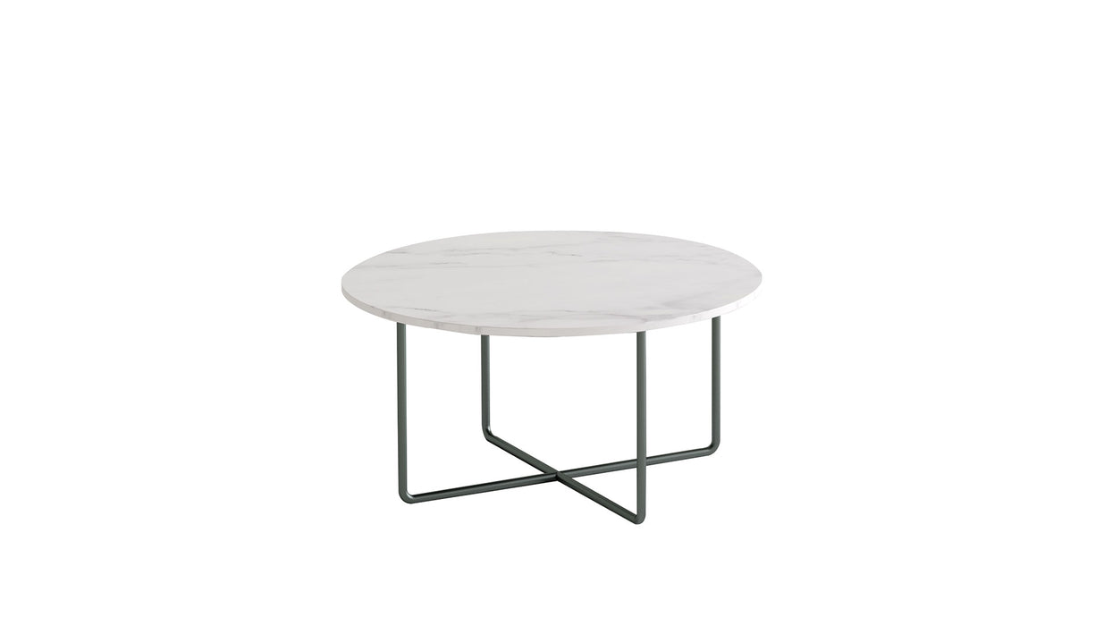 Lionel Table White / Round / Metal