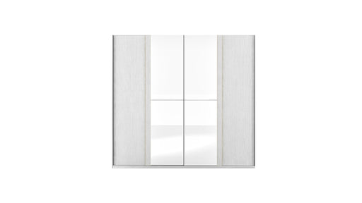 Lionel Sliding Wardrobe White / 235 cm