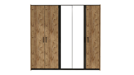 Piena 5 Doors Wardrobe Atlantic Pine / 229 cm