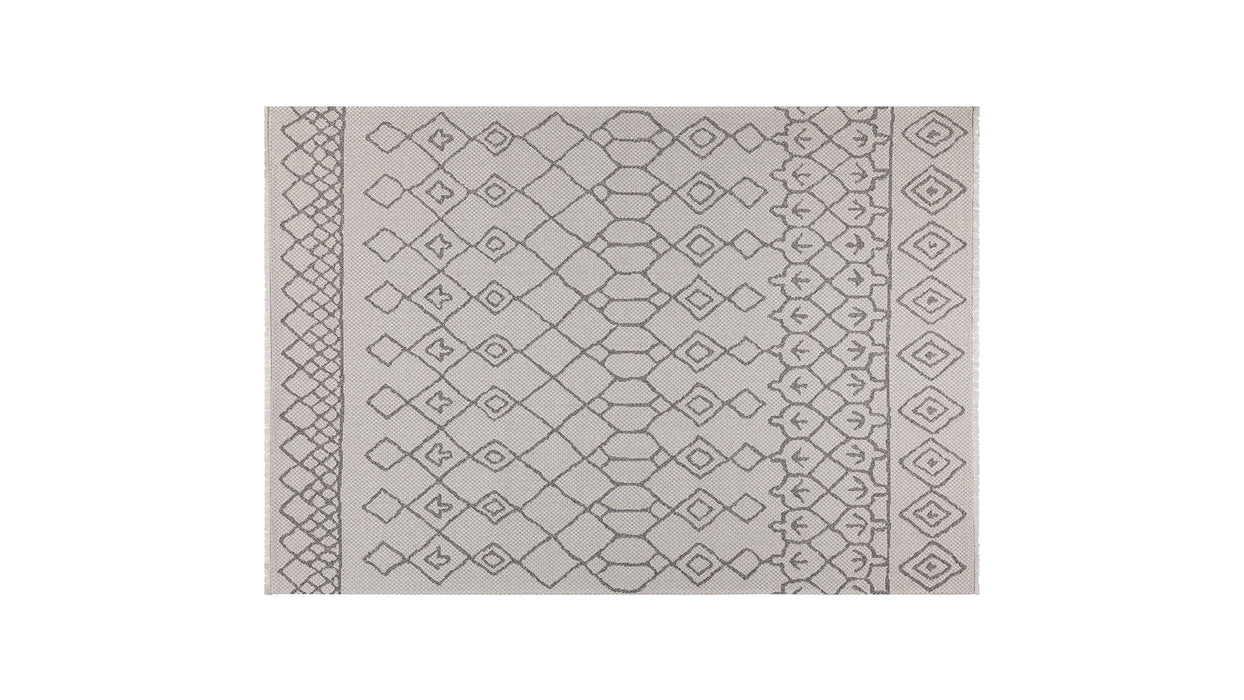 Piena Bedroom Carpet Beige - Black / 150x220 cm