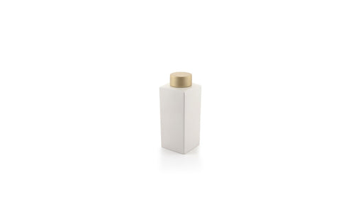 Proda Gold Big Cube with Lid Ecru - Gold