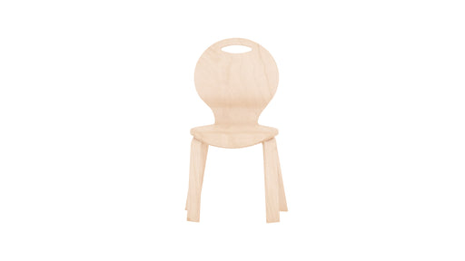 Natural Wooden Children Chair Oak