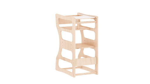 Natural Food Chair - Learning Tower Oak